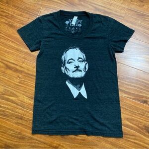 3/$25 Chive Tees American Apparel Dark Gray Bill Murray Graphic T-Shirt Size S